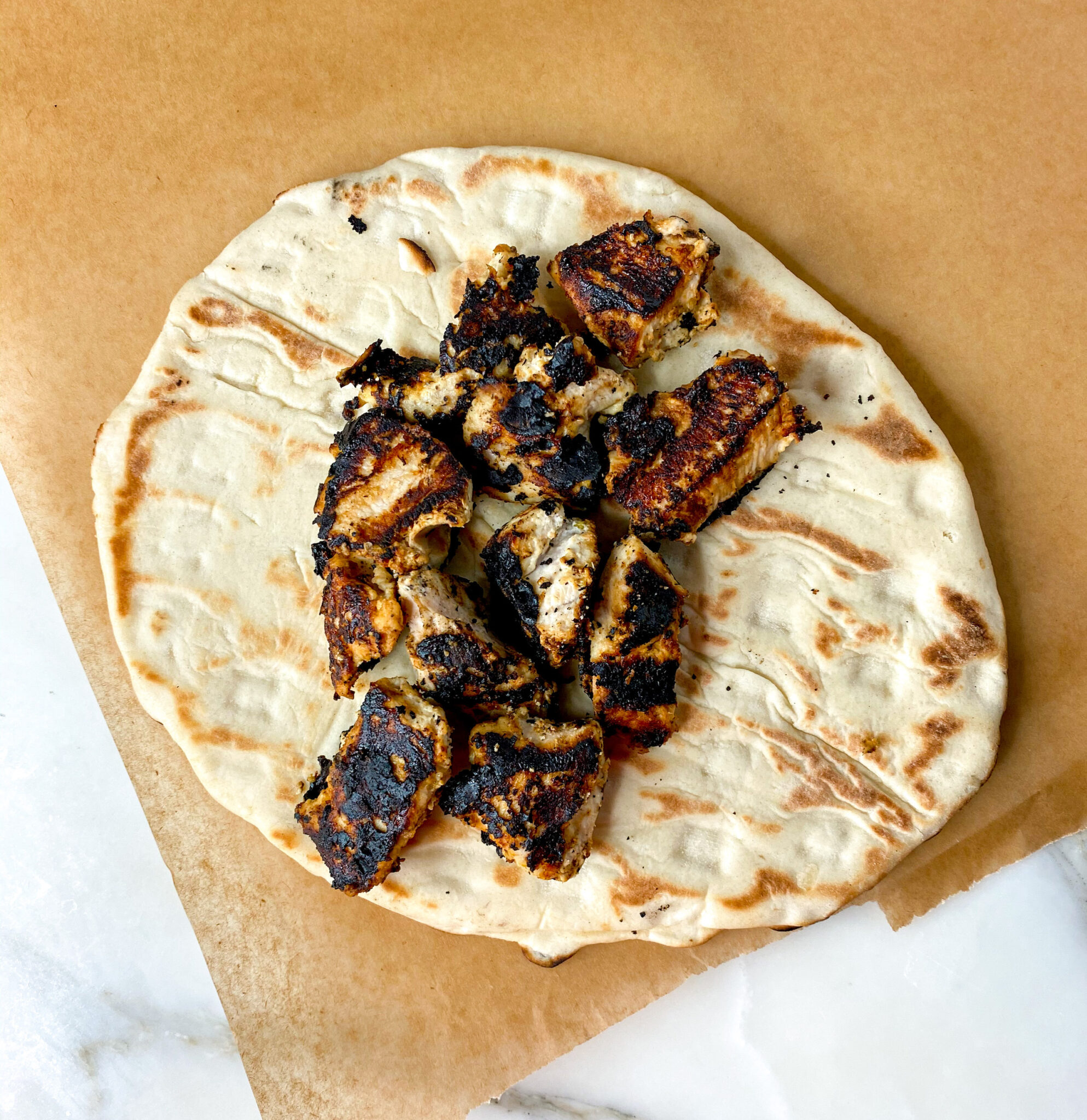 Easygreek Yogurt Marinated Chicken Pitas Recipe