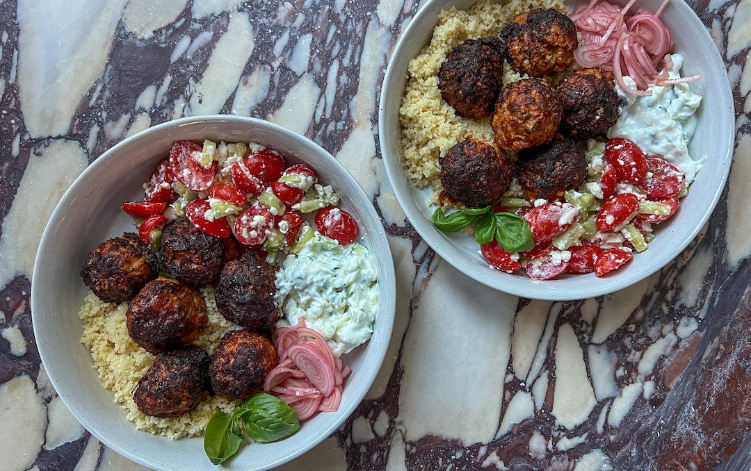 Air Fryer Honey Harissa Chicken Meatballs Recipe