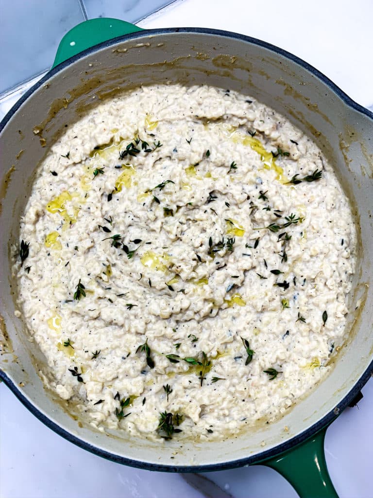 Cauliflower Rice “Risotto” Recipe