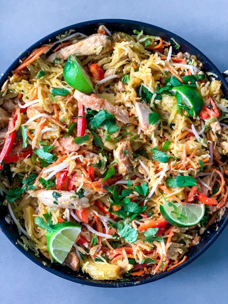 Whole30 Spaghetti Squash Pad Thai Recipe