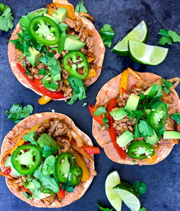 Ground Turkey Tostadas Recipe