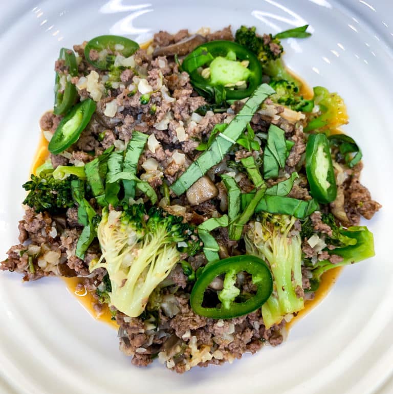 Coconut Basil Beef and Broccoli Recipe