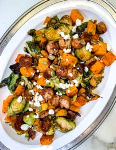 Chicken Sausage Hash with Roasted Veggies Recipe