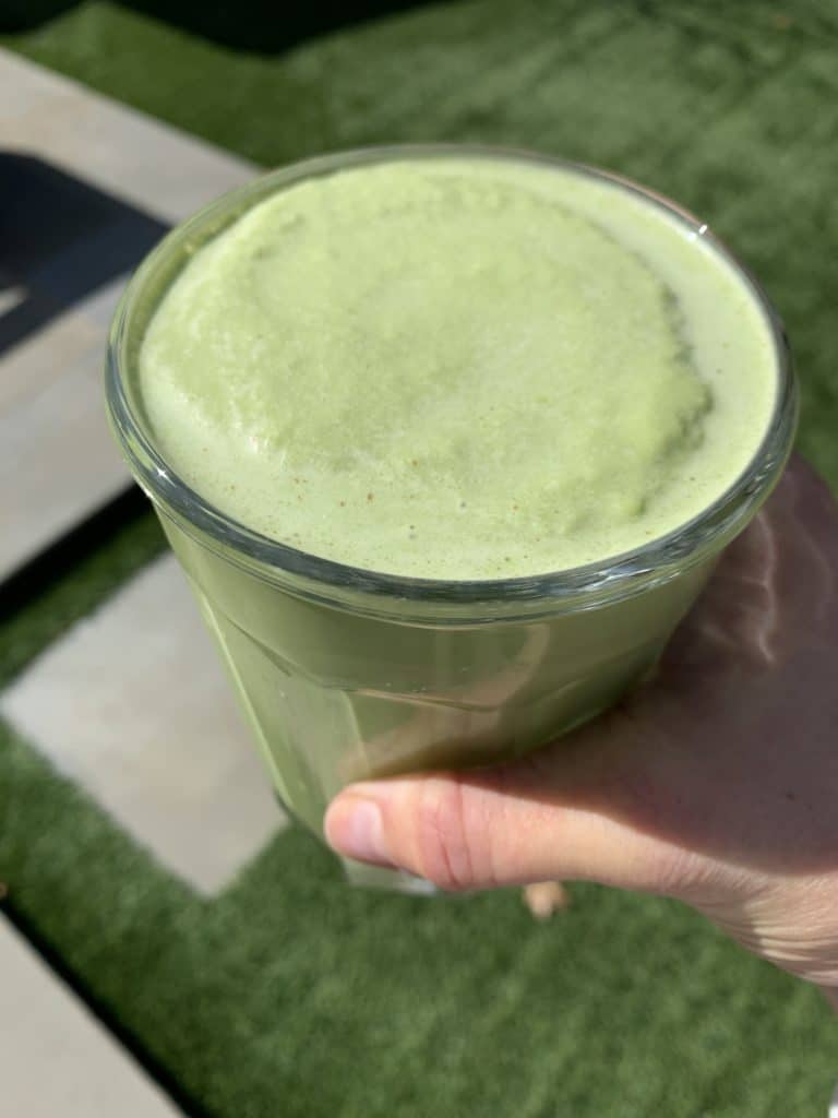 Peanut Butter Coconut Green Smoothie Recipe