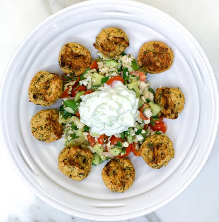 Fluffy Baked Falafel Recipe