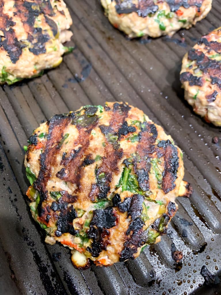 Bunless Greek Burgers by The Savvy Spoon