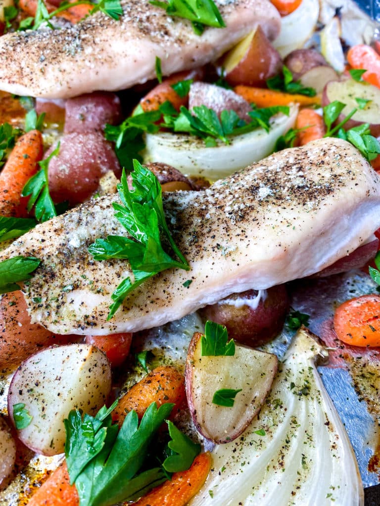 Sheet Pan Ranch Chicken Recipe