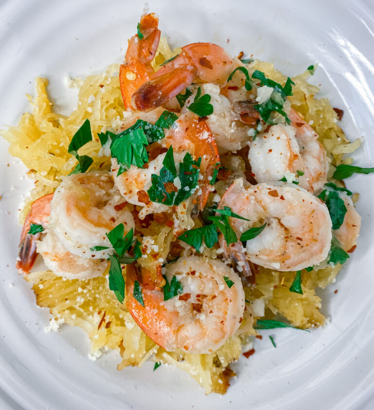 Spaghetti Squash Shrimp Scampi Recipe