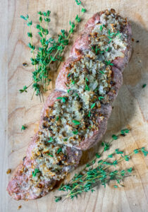 Mushroom Stuffed Pork Tenderloin Recipe