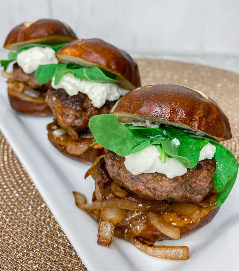 Goat Cheese + Fig Jam Sliders Recipe