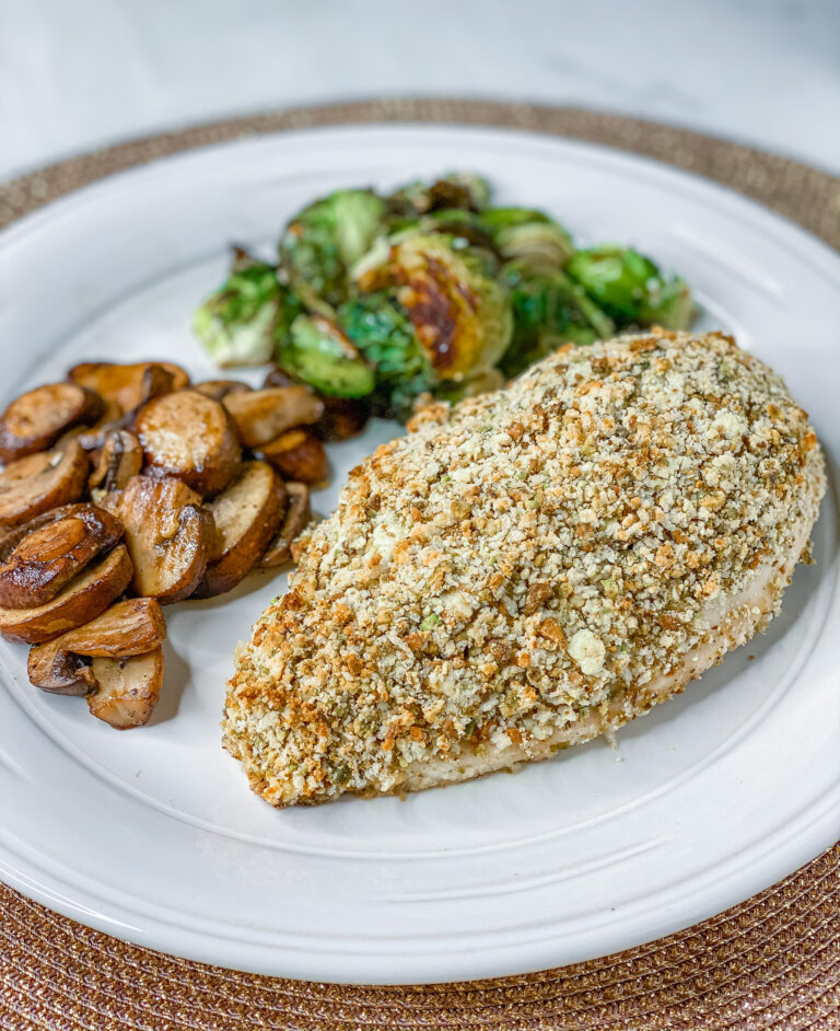 Pistachio + Goat Cheese Crusted Chicken Recipe