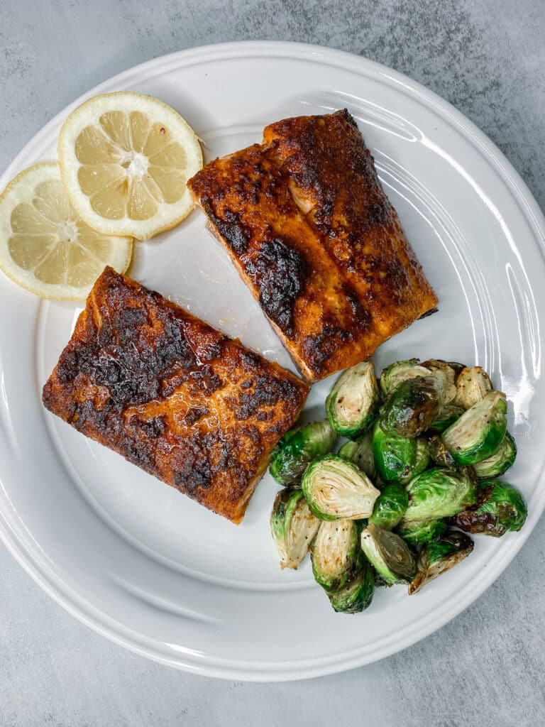 Sweet + Spicy Air Fryer Salmon Recipe