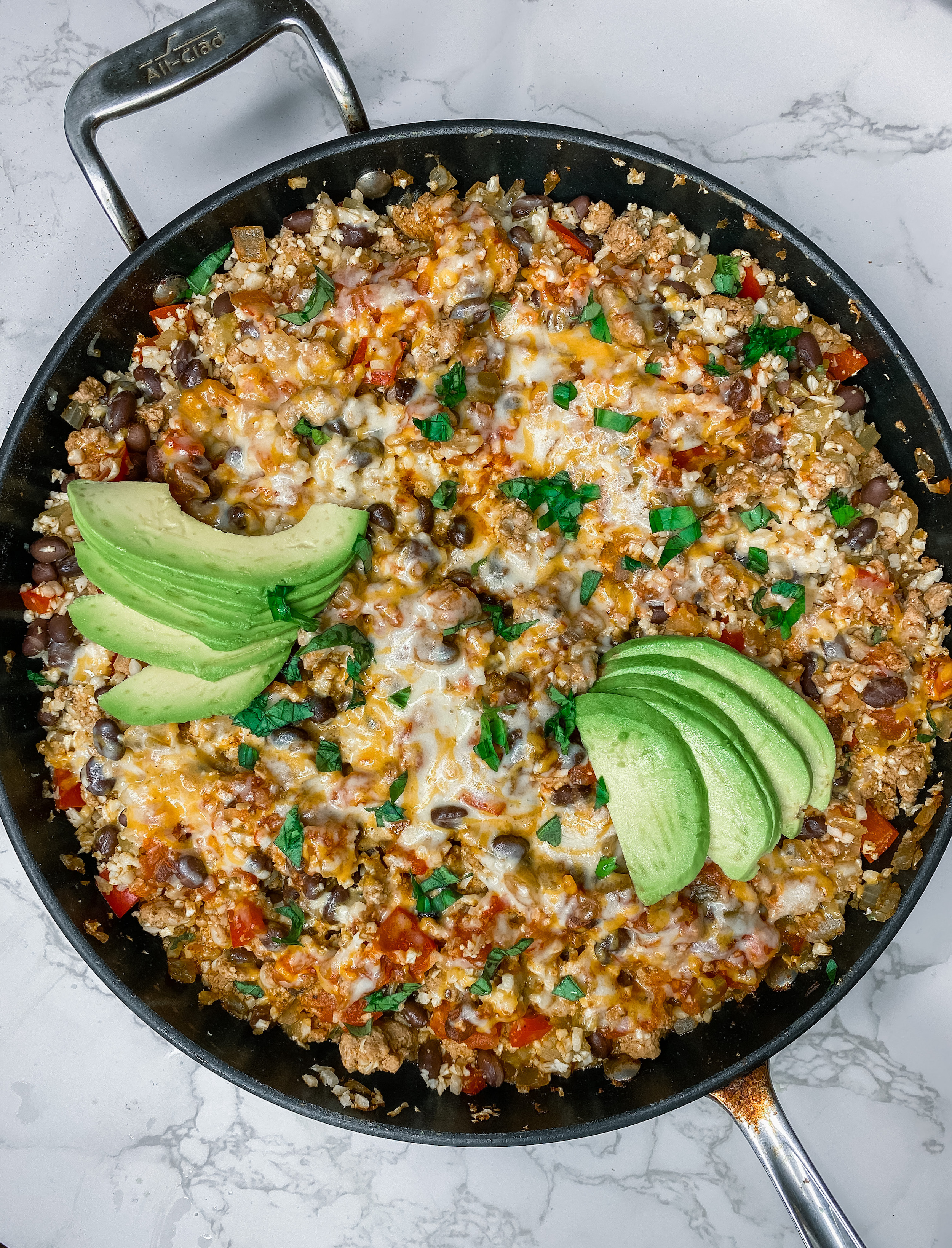 Chicken Taco and Rice Skillet Dinner
