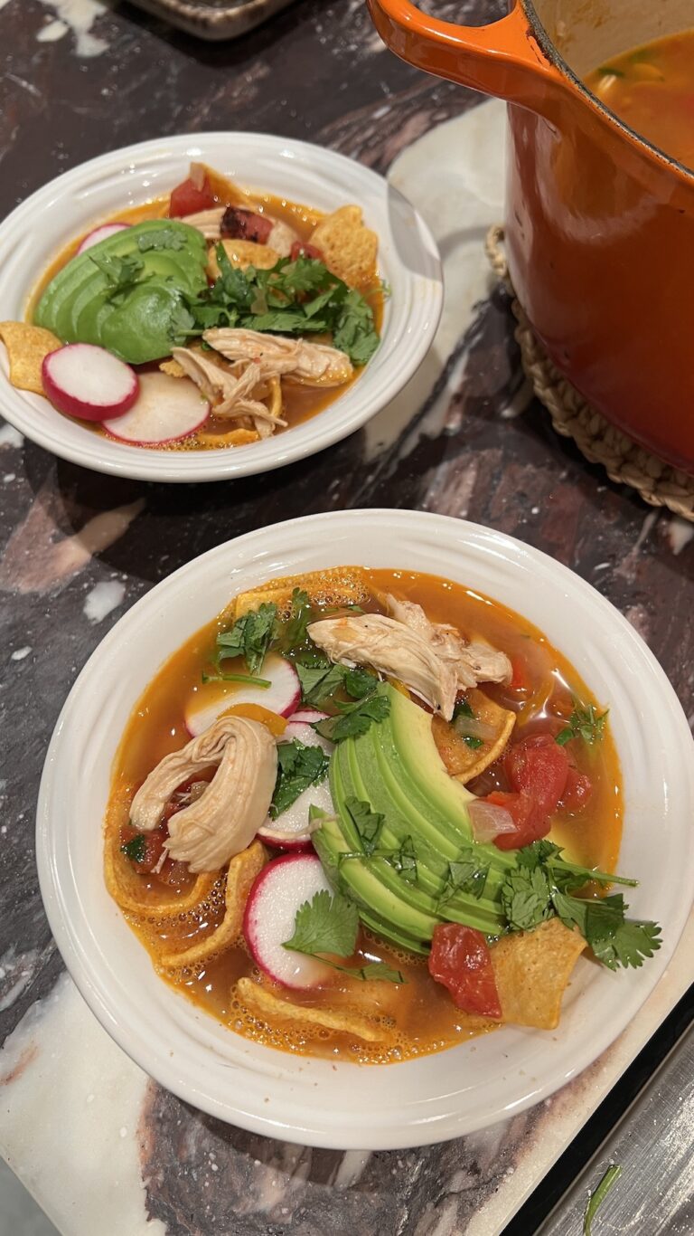 Best Roasted Chicken Tortilla Soup Recipe