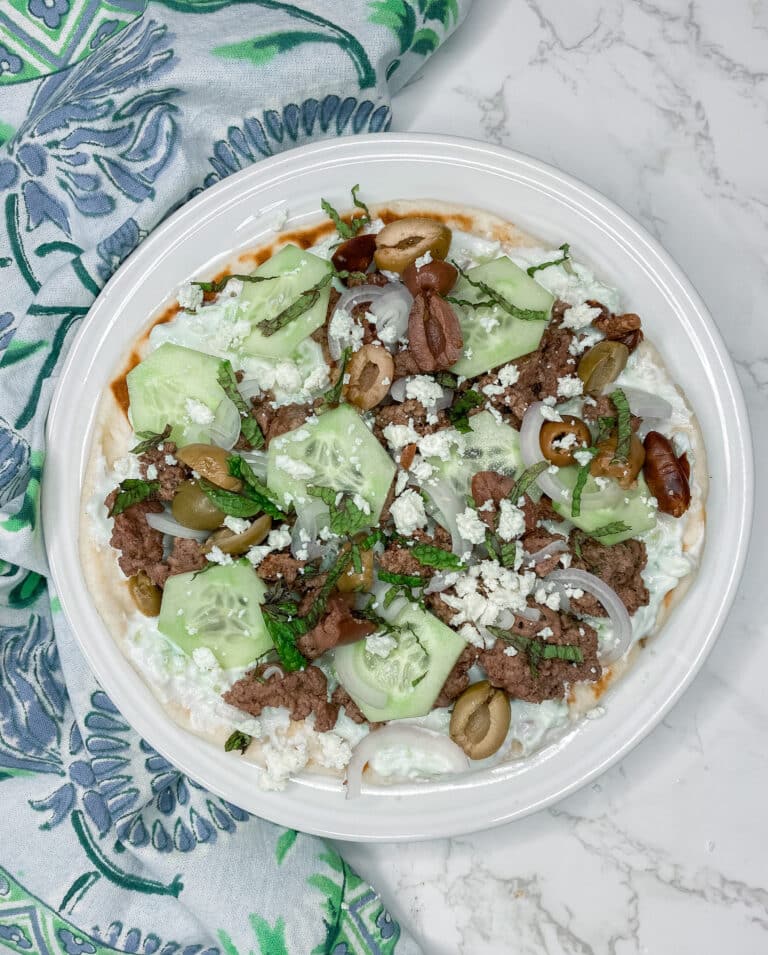 Lamb Pita Pizzas Recipe