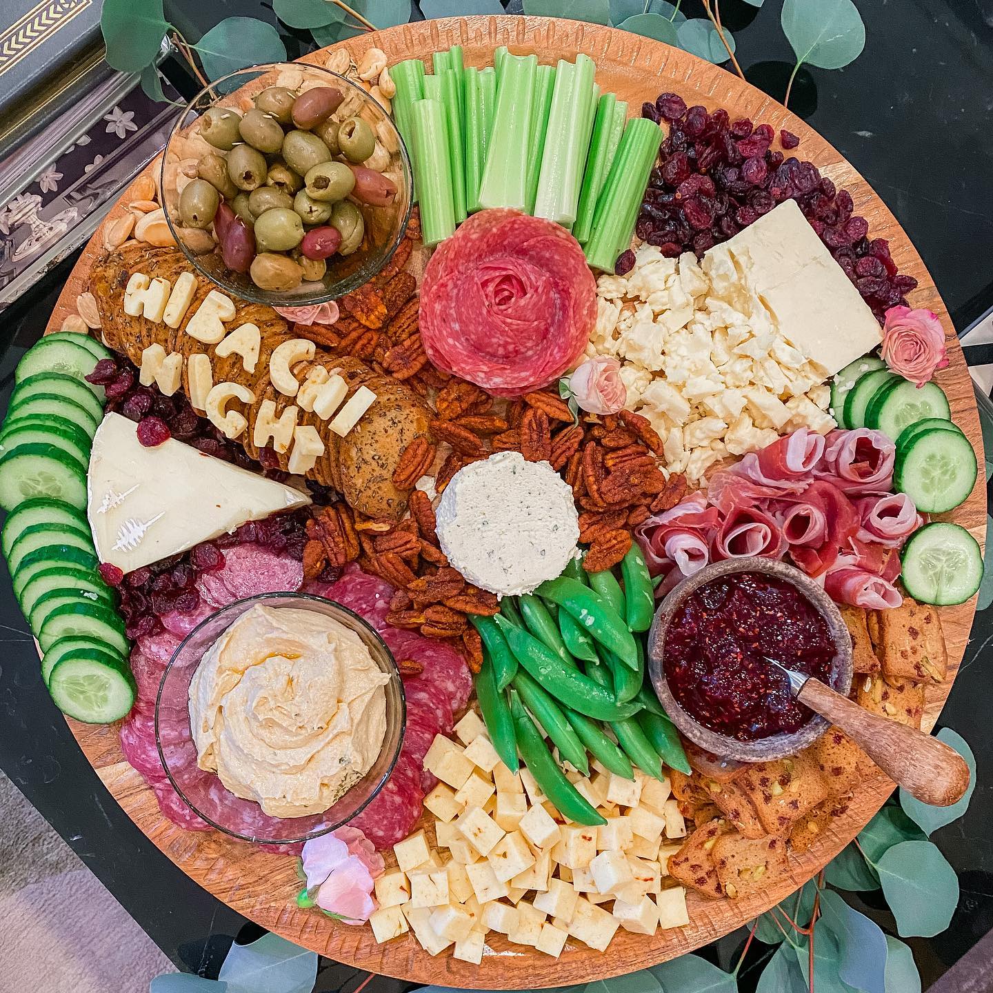 put together this cheesy spread for a friend’s birthday hibachi celebration 🥢🔥 and got to try out my cutie new letter cutters! don’t you love? 

I love making cheese & charcuterie boards for friends and guess what? they’re totally customizable! if you’re local to dallas keep me in mind for your next soirée 🧀🍇🥖DM me for pricing, options + availability 💌

#cheeseboards #cheeseboardsofinstagram #charcuterieboard #charcuterie #dallascheeseboards #dallascharcuterie