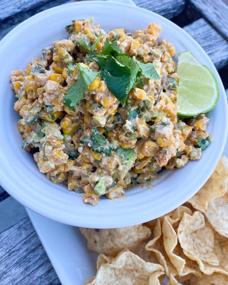 Healthy Elotes Corn Dip Recipe