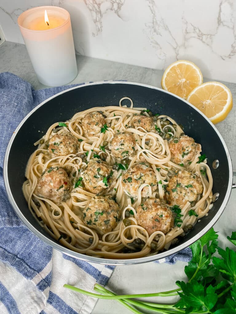 Whole30 Chicken Piccata Meatballs Recipe - The Savvy Spoon