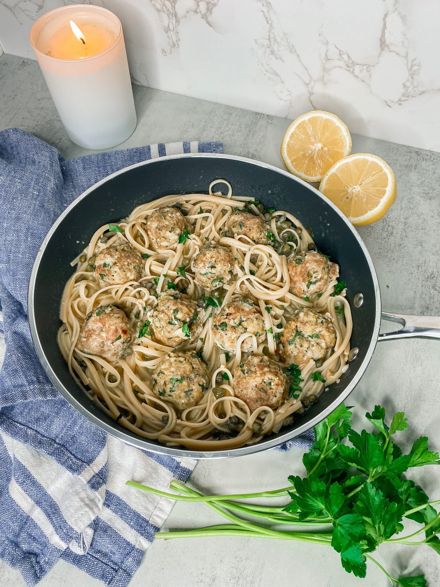 Whole30 Chicken Piccata Meatballs Recipe