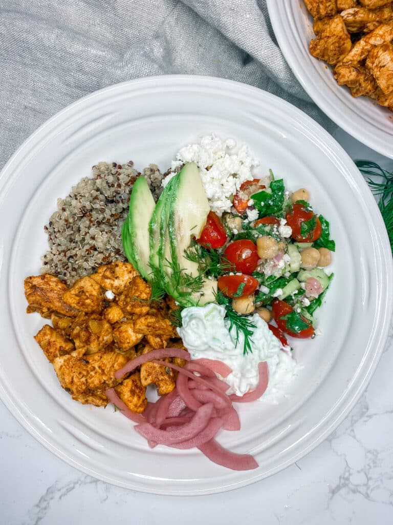 30-Minute Chicken Shawarma Bowls Recipe