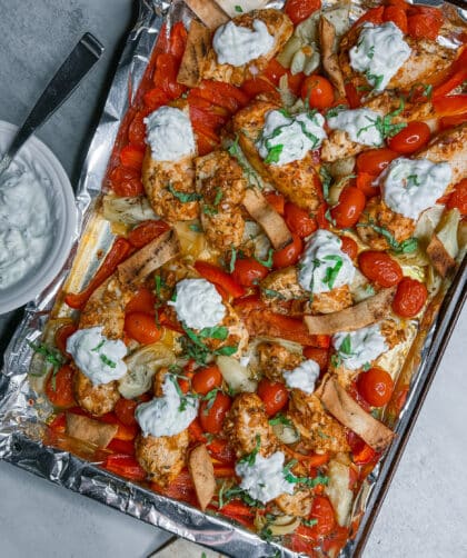 Sheet Pan Greek Chicken