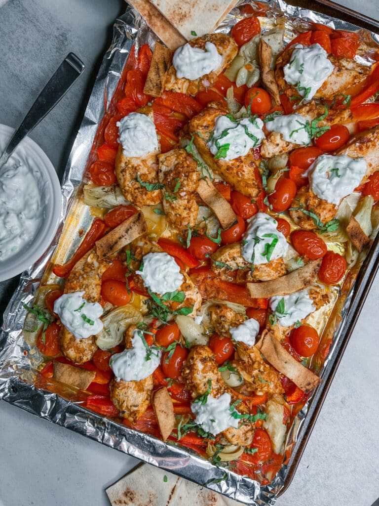 Sheet Pan Greek Chicken