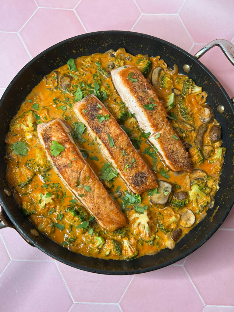 Coconut Red Curry Salmon