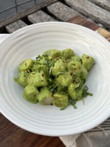 Green Goddess Pesto Cauliflower Gnocchi Recipe (Vegan)