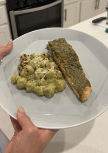 Pesto Salmon & Roasted Zucchini