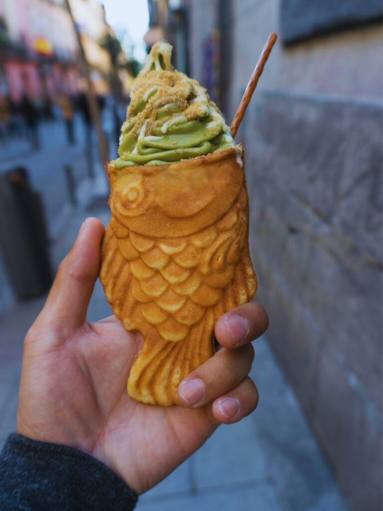 fish-shaped waffle cones