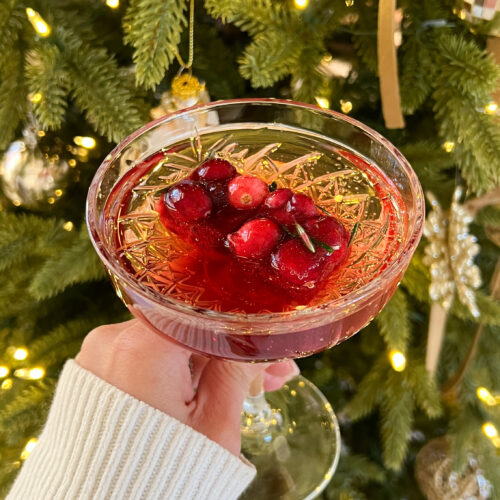 Holiday Pomegranate Mimosa (Easy Cocktail Recipe)