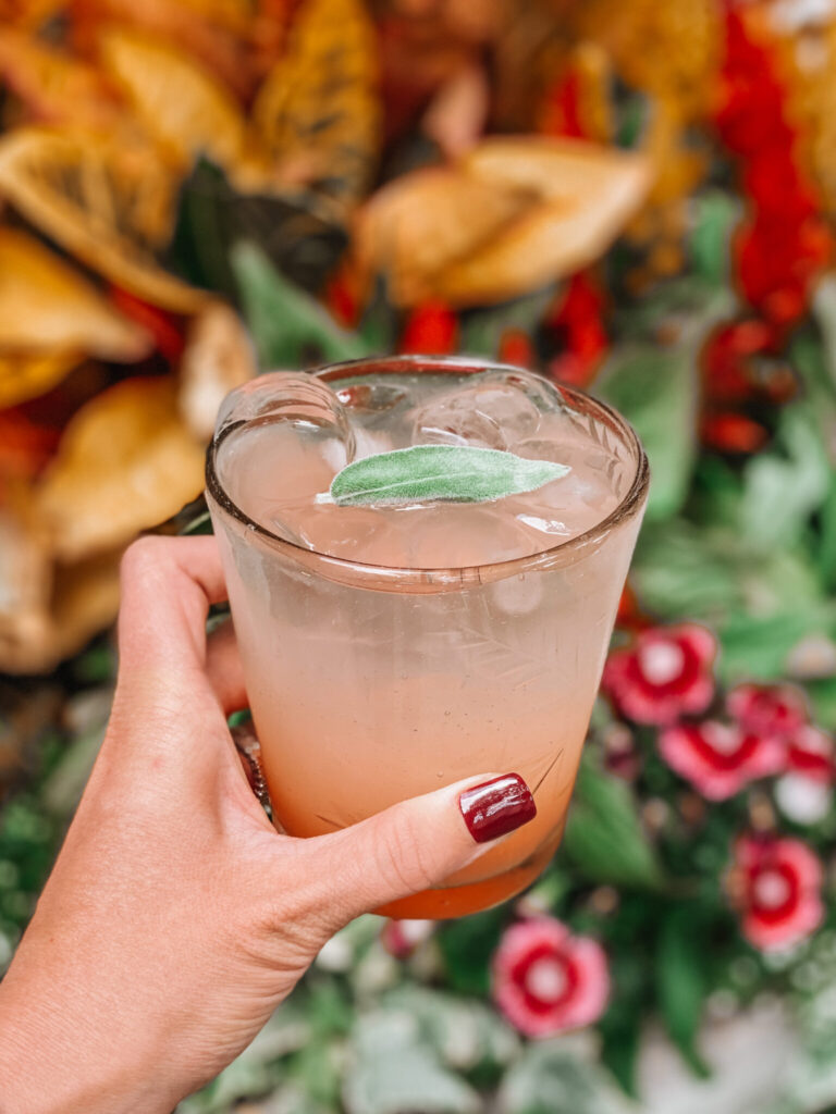 The Elder Sage Cocktail — Botanical and Spritzy Perfection